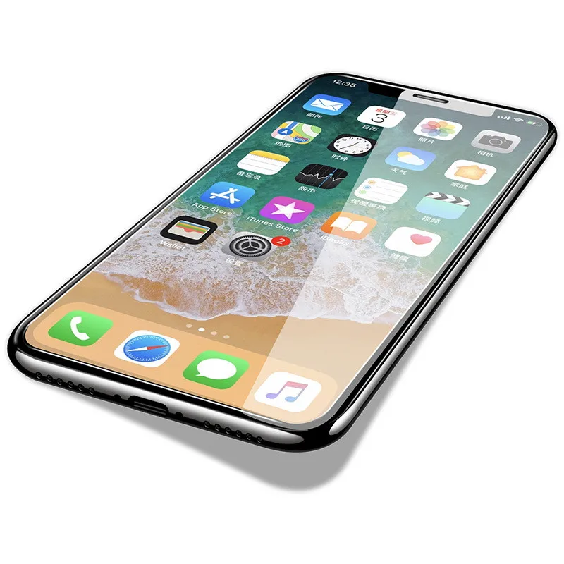 Полное покрытие Защитное стекло для IPhone 6 6S 7 8 Plus X XR XS MAX glass на Iphone HD экран