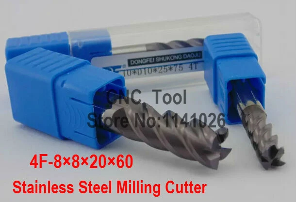 carbide cutter 4F-8.0*8*20*60MM Special stainless steel alloy milling cutter , CNC milling machine, CNC milling tools, Nc tool
carbide cutter 4F-8.0*8*20*60MM Special stainless steel alloy milling cutter , CNC milling machine, CNC milling tools, Nc tool