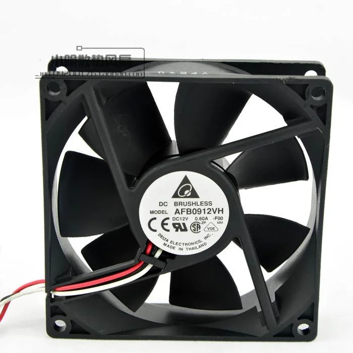 SSEA New cooling fan for DELTA AFB0912VH 9025 9CM 0.6A 12V AFB0912VH-FOO 90*90*25mm
SSEA New cooling fan for DELTA AFB0912VH 9025 9CM 0.6A 12V AFB0912VH-FOO 90*90*25mm