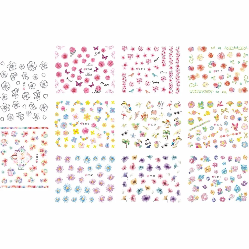 11 PCS / LOT SIMULATION SELF-ADHESIVE 3D NAIL TATTOOS STICKER FLOWER MARGUERITE BIRD E303-313
11 PCS / LOT SIMULATION SELF-ADHESIVE 3D NAIL TATTOOS STICKER FLOWER MARGUERITE BIRD E303-313