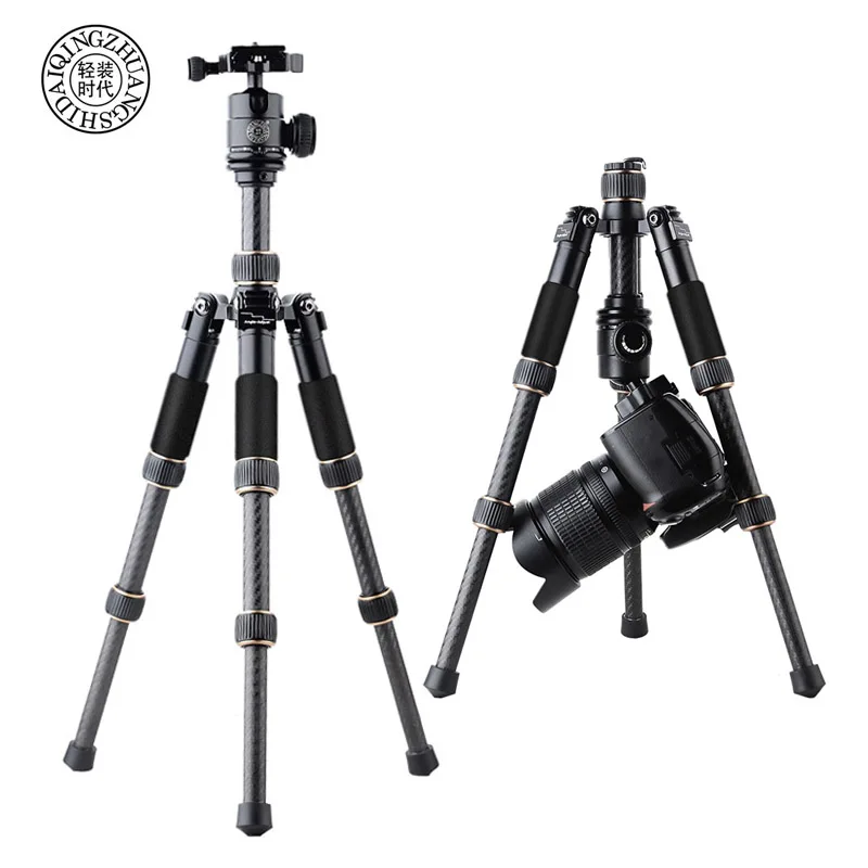 QZSD Q166C Mini Professional Carbon Fiber Camera Tripod Extendable Travel Video Tripod with Ball Head and Quick Release Plate
QZSD Q166C Mini Professional Carbon Fiber Camera Tripod Extendable Travel Video Tripod with Ball Head and Quick Release Plate
