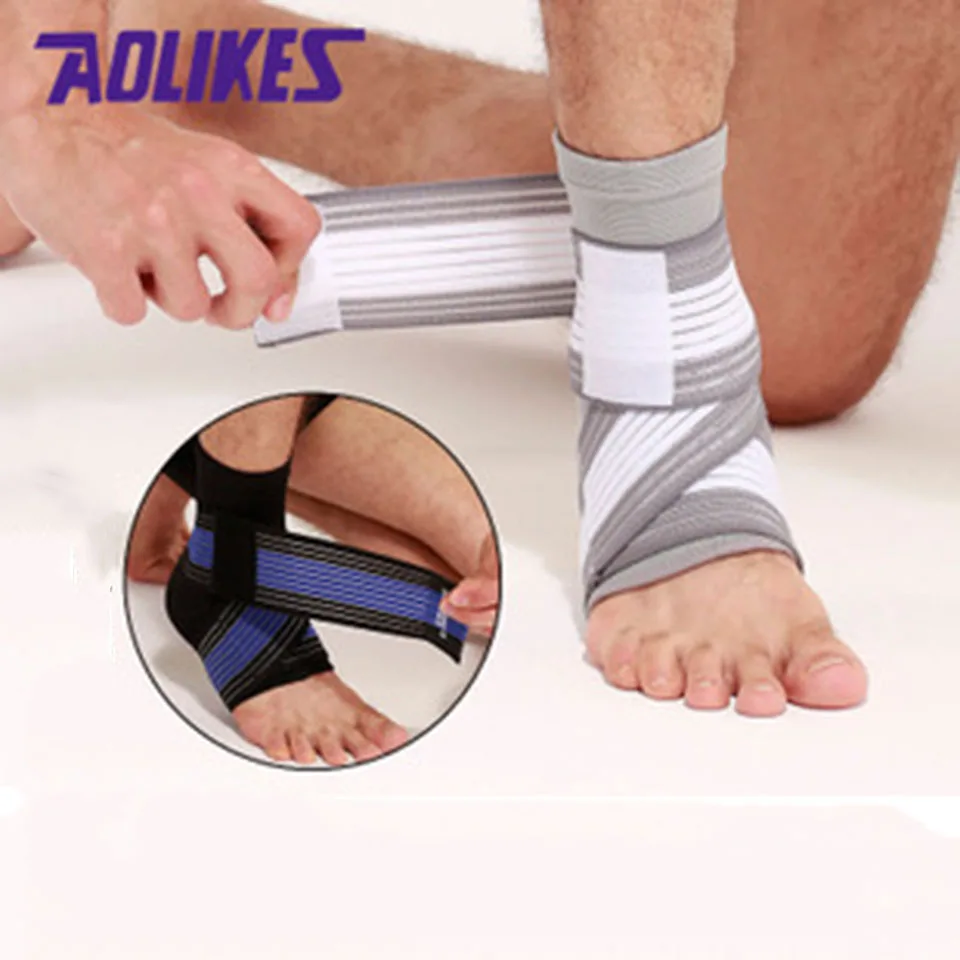 AOLIKES 1PCS Professional Sports Ankle Strain Wraps Bandages Elastic Ankle Support Brace Protector For Fitness Running
AOLIKES 1PCS Professional Sports Ankle Strain Wraps Bandages Elastic Ankle Support Brace Protector For Fitness Running