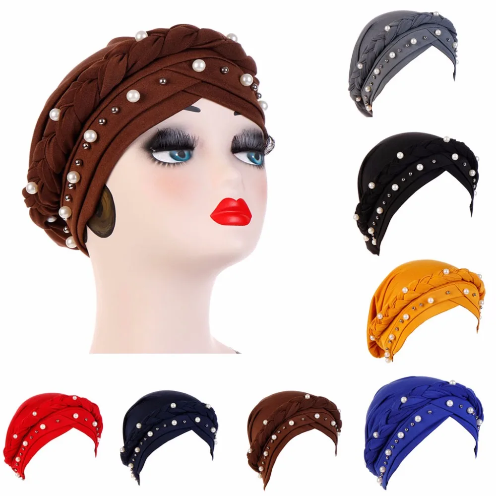 Milk Silk Women Turban Pearl Beading Cancer Chmeo Hat for Lady Cotton Hat Indian Style Muslim Head Beanie for Female
Milk Silk Women Turban Pearl Beading Cancer Chmeo Hat for Lady Cotton Hat Indian Style Muslim Head Beanie for Female