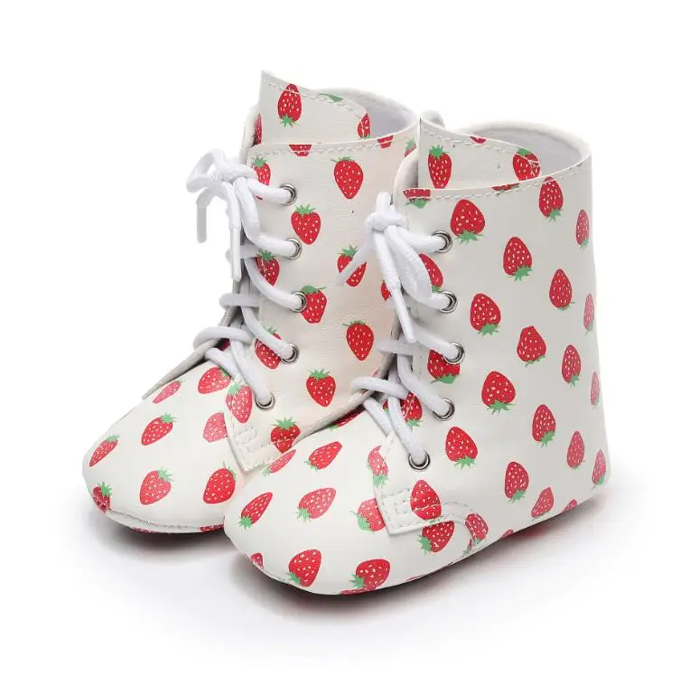 Hot Sale 2019 Baby Girls Shoes Hard Sole PU Leather Anti-Slip Toddler lace up Boots Floral Printing Prewalker Booties 4 colors
Hot Sale 2019 Baby Girls Shoes Hard Sole PU Leather Anti-Slip Toddler lace up Boots Floral Printing Prewalker Booties 4 colors