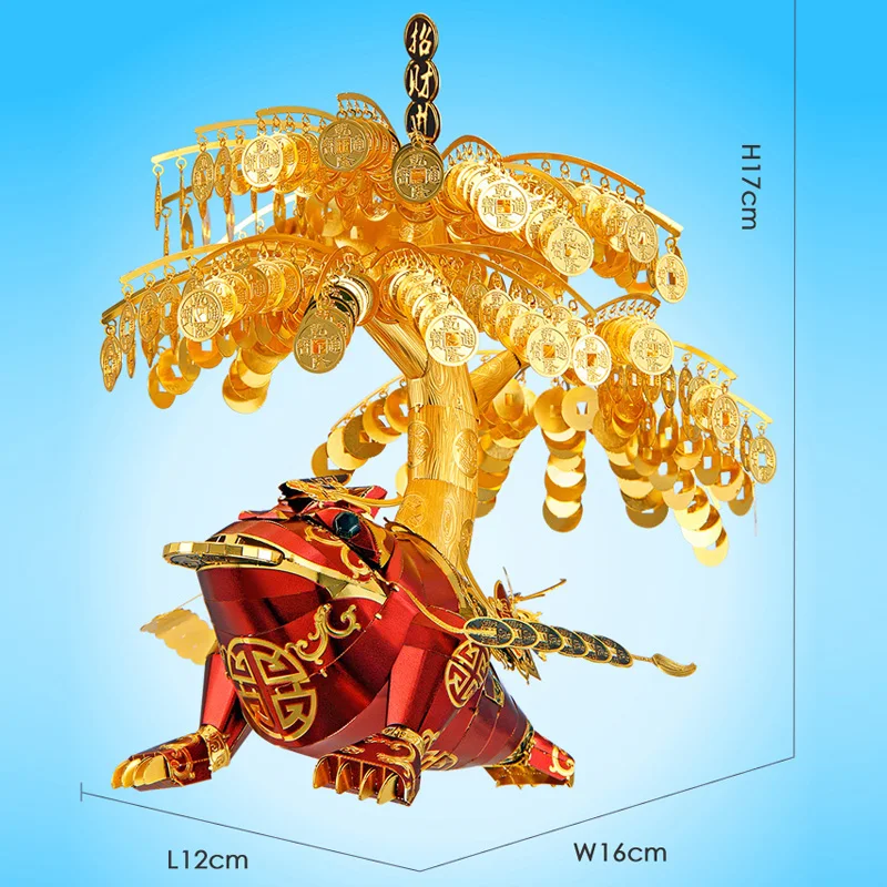 Piececool Golden Toad 3D Metal Model Kits DIY Assemble Puzzle Laser Cut Jigsaw Building Toys Gift P114-GR
Piececool Golden Toad 3D Metal Model Kits DIY Assemble Puzzle Laser Cut Jigsaw Building Toys Gift P114-GR