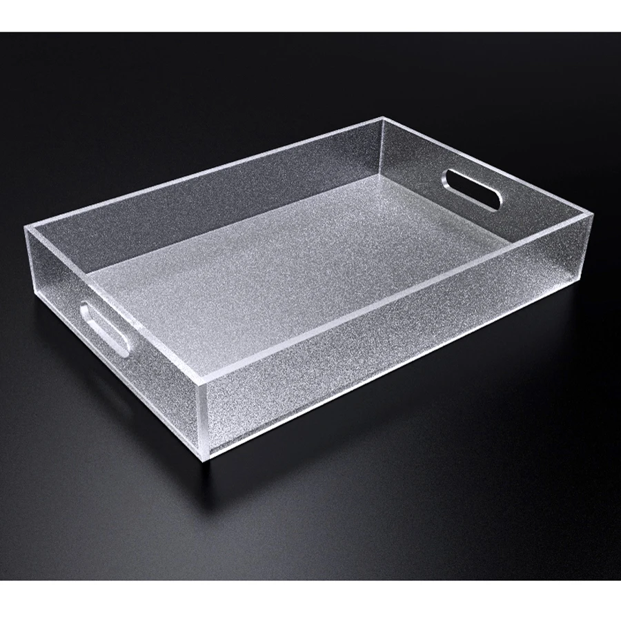 Foggy Acrylic Storage Tray,Frosted Lucite Sundries Trays For All Purpose Home or Hotel Used-(30W-20D-5CM)
Foggy Acrylic Storage Tray,Frosted Lucite Sundries Trays For All Purpose Home or Hotel Used-(30W-20D-5CM)