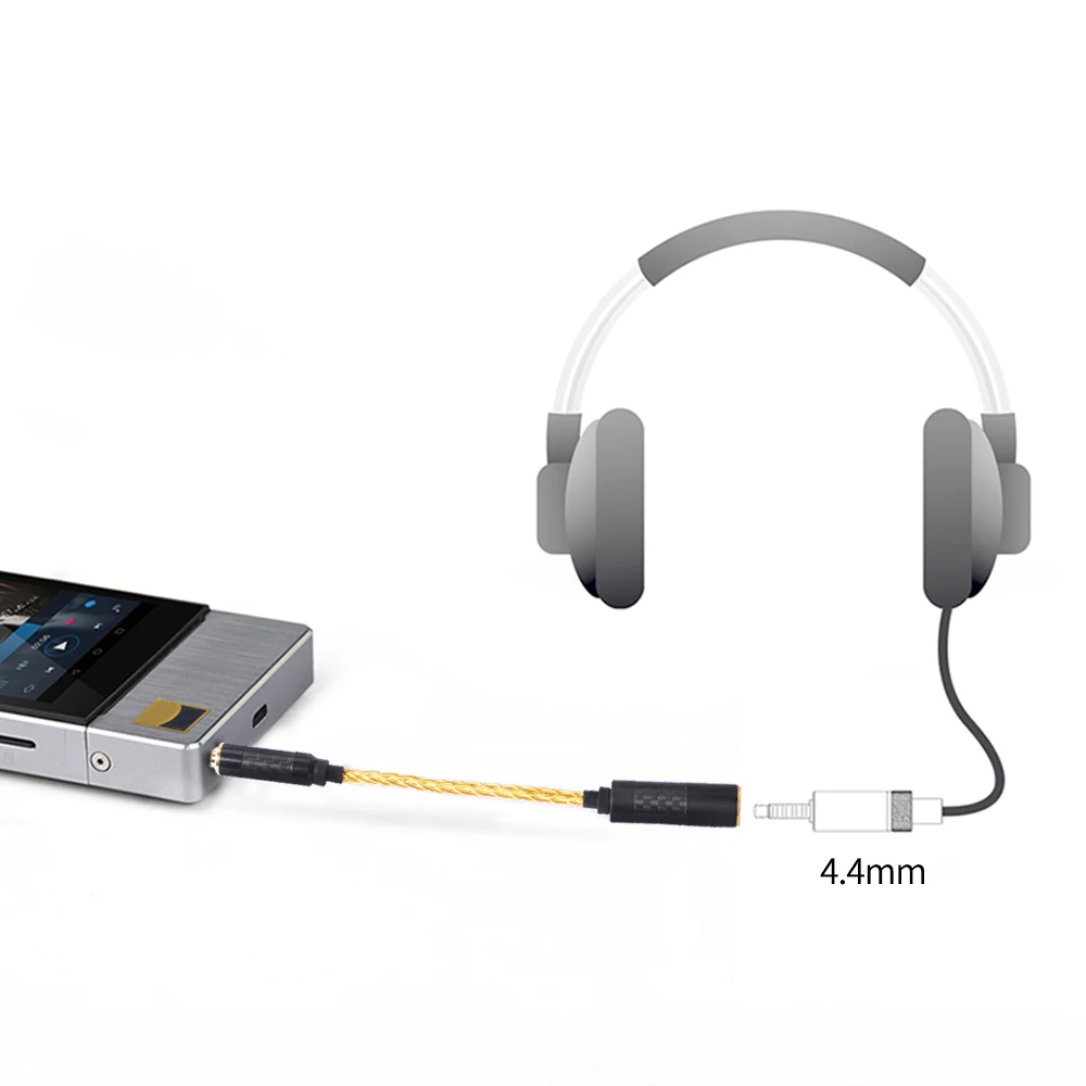 OKCSC TXJM3F4 OFC Amplifier Adapter Cable 4.4mm Balanced Female to 3.5mm Audio Male Plug 8 Shares Gold Plated for SONY Player
OKCSC TXJM3F4 OFC Amplifier Adapter Cable 4.4mm Balanced Female to 3.5mm Audio Male Plug 8 Shares Gold Plated for SONY Player