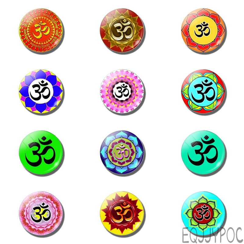 12pcs Om Fridge Magnet Yoga Chakra Mandala India Buddhism 25MM 30MM Glass Dome Note Holder Magnetic Refrigerator Stickers Decor
12pcs Om Fridge Magnet Yoga Chakra Mandala India Buddhism 25MM 30MM Glass Dome Note Holder Magnetic Refrigerator Stickers Decor