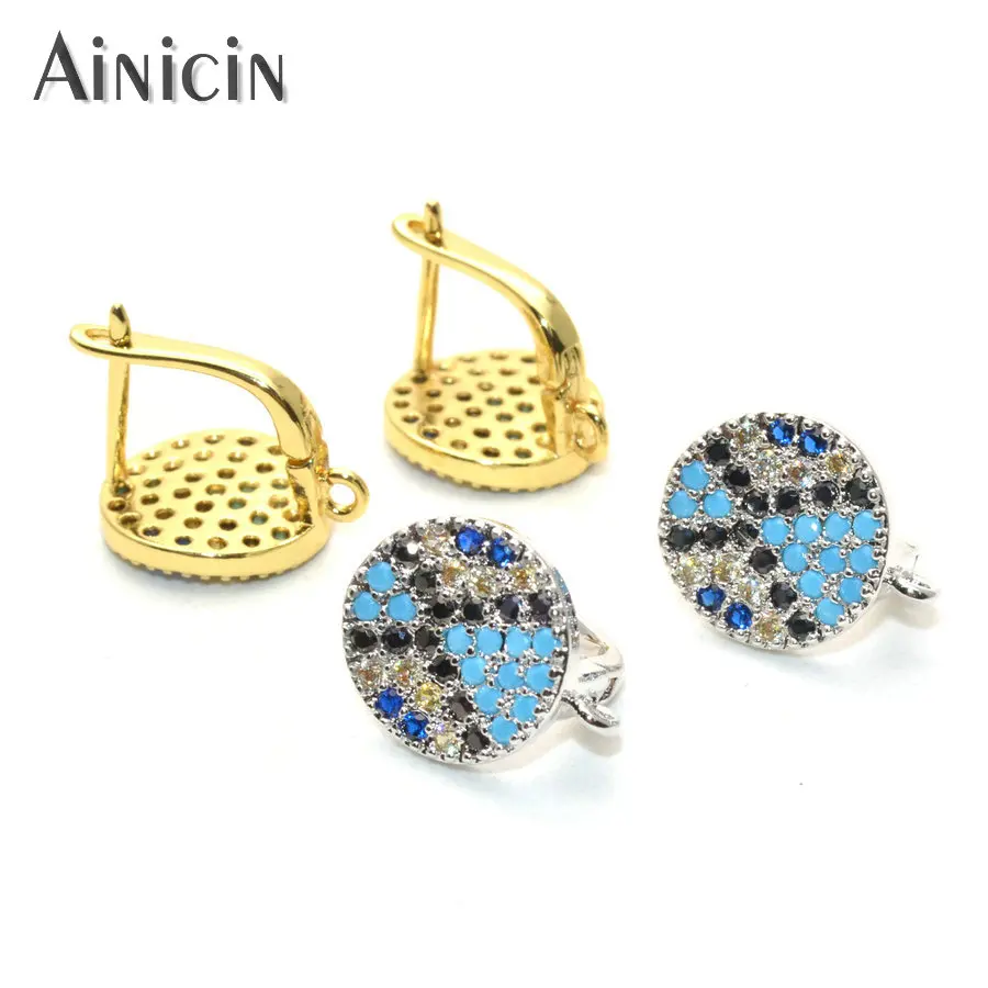 20pcs Coin Shape Lever Lock Earring Hooks Rhinestone Crystal Setting Earring Components Fashion Women Jewelry DIY Findings
20pcs Coin Shape Lever Lock Earring Hooks Rhinestone Crystal Setting Earring Components Fashion Women Jewelry DIY Findings