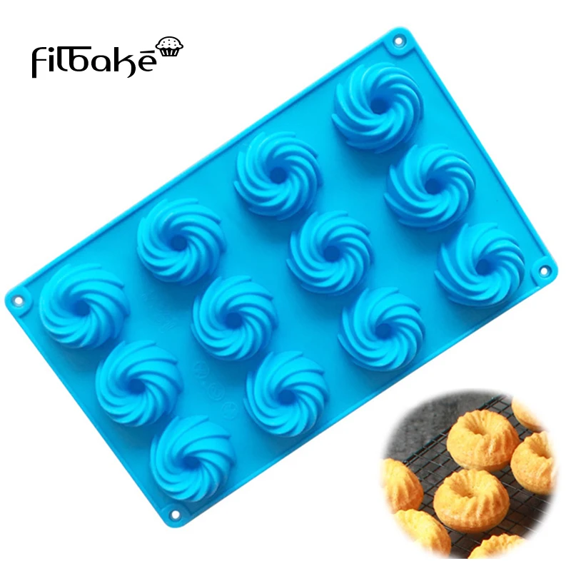 FILBAKE Silicone Cake Mould 12 Even Savalin DIY Baking Tools Swirl Mould Cake Decoration Tools Fondant Mold Baking Silicone Mold
FILBAKE Silicone Cake Mould 12 Even Savalin DIY Baking Tools Swirl Mould Cake Decoration Tools Fondant Mold Baking Silicone Mold