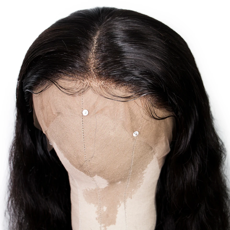 13*4 волнистые парики для волос женщин предварительно сорванные с волосами