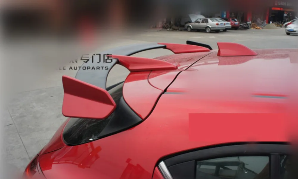 Авто спойлер для Mazda 3 AXELA хэтчбек 2014 2015 2016 2017 2019 Высокое качество ABS автомобильные