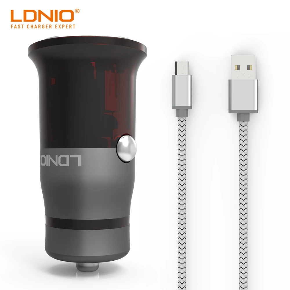 LDNIO One QC 3 0 usb-порт для быстрой зарядки красный цвет Светодиодная подсветка