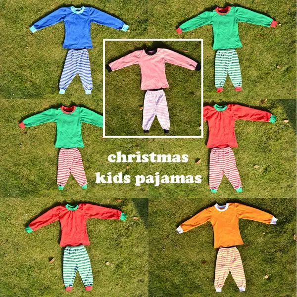 Hot Sale Boys Girls toddler sleepwear Christmas kid pajama sets Red shirt striped pants set Cotton Baby clothing kids pajamas
Hot Sale Boys Girls toddler sleepwear Christmas kid pajama sets Red shirt striped pants set Cotton Baby clothing kids pajamas