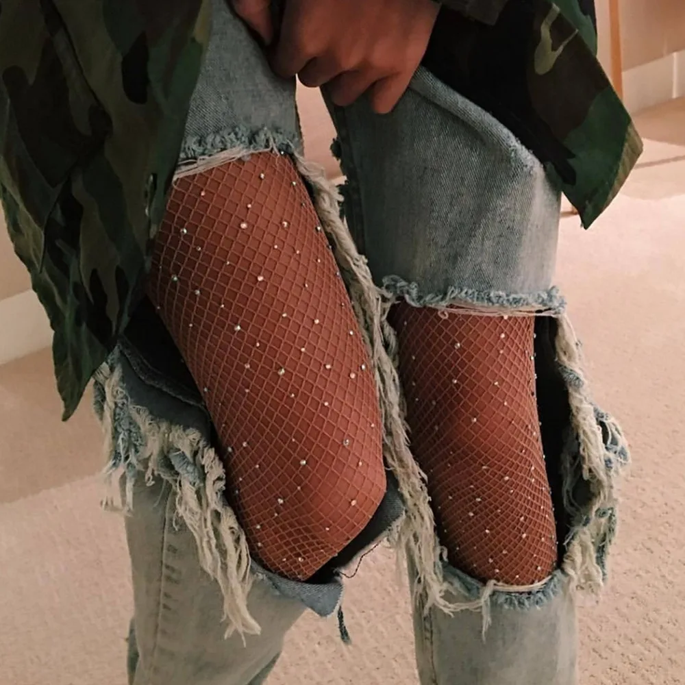 2019 Sexy Women's Diamond Fishnet Tights Mesh Pantyhose Multicolor Rhinestone Nylons Shiny Pantyhose Hosiery Fish Net
2019 Sexy Women's Diamond Fishnet Tights Mesh Pantyhose Multicolor Rhinestone Nylons Shiny Pantyhose Hosiery Fish Net