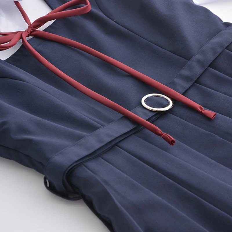 Japanese School Uniform Dress JK Lolita Girls Pleated Sailor Dress Women Summer Tank Dress Anime Cosplay Costume Drop Ship
Japanese School Uniform Dress JK Lolita Girls Pleated Sailor Dress Women Summer Tank Dress Anime Cosplay Costume Drop Ship
