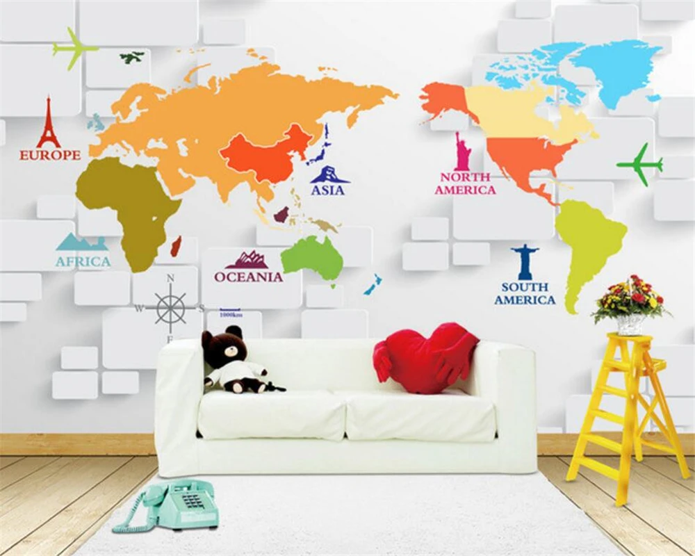 Beibehang Custom 3d photo wallpaper mural world map wallpaper kitchen living room bedroom TV background wallpaper for walls 3 d
Beibehang Custom 3d photo wallpaper mural world map wallpaper kitchen living room bedroom TV background wallpaper for walls 3 d