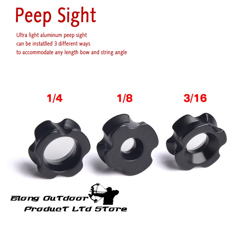 3X 1/4'' 1/8" 3/16" Aluminum Peep Sight Compound Bow Accessories Free Shipping Bow Sight Archery Bow Outdoor Sport
3X 1/4'' 1/8" 3/16" Aluminum Peep Sight Compound Bow Accessories Free Shipping Bow Sight Archery Bow Outdoor Sport