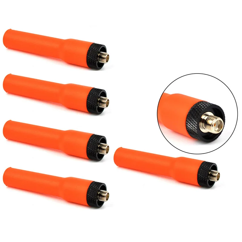 Lots 5pcs Soft SF20 Red SMA Female Connector VHF+UHF Antenna for Baofeng Kenwood 2 Way Dual Radio Walkie Talkie
Lots 5pcs Soft SF20 Red SMA Female Connector VHF+UHF Antenna for Baofeng Kenwood 2 Way Dual Radio Walkie Talkie