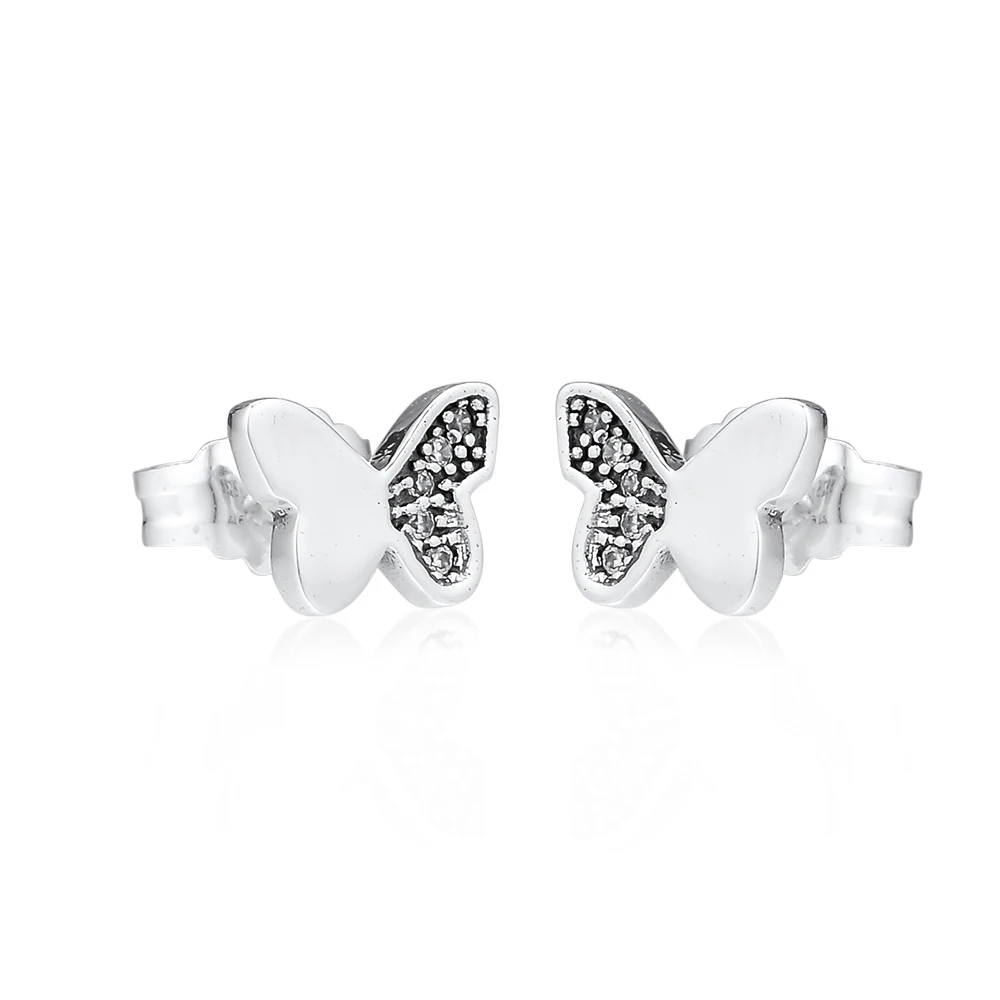 Butterfly Stud Earrings 100% 925 Sterling Silver Fine Jewelry For Women Free Shipping
Butterfly Stud Earrings 100% 925 Sterling Silver Fine Jewelry For Women Free Shipping