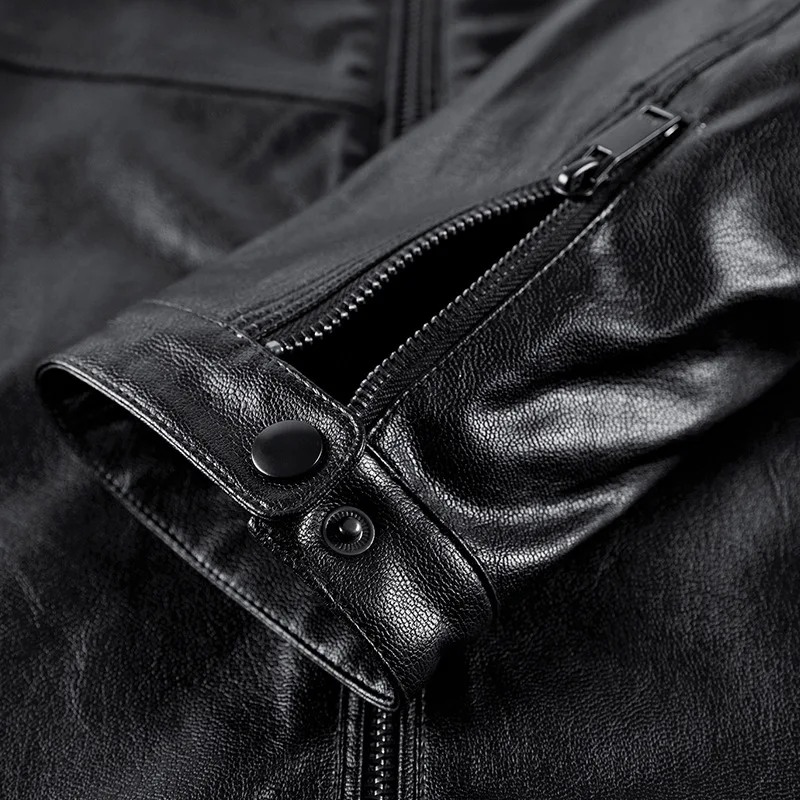 Brand Leather Jacket Men Coat Male Motorcycle Jackets Stand Collar Military Jacket Jaqueta De Couro Masculino Plus Size 4XL Coat
Brand Leather Jacket Men Coat Male Motorcycle Jackets Stand Collar Military Jacket Jaqueta De Couro Masculino Plus Size 4XL Coat