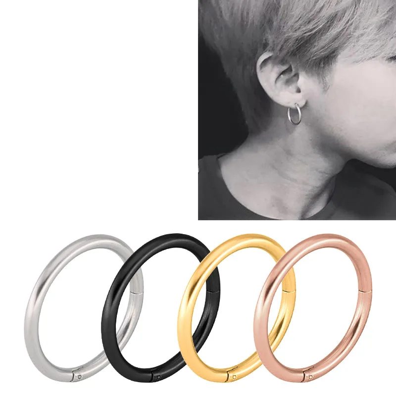 HENGKE Segment Nose Hoop Rings Septum Clicker Piercing Buckle Round Earrings Jewelry New Stainless Steel Interface 16G 14G
HENGKE Segment Nose Hoop Rings Septum Clicker Piercing Buckle Round Earrings Jewelry New Stainless Steel Interface 16G 14G