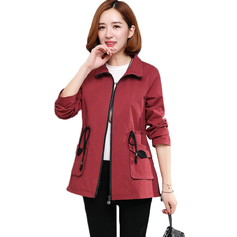 Plus Size Loose Trench Coats Woman 2021 Spring Autumn New Long Sleeve Windbreakers Female Slim Turn-down Collar Overcoat Outwear
Plus Size Loose Trench Coats Woman 2021 Spring Autumn New Long Sleeve Windbreakers Female Slim Turn-down Collar Overcoat Outwear