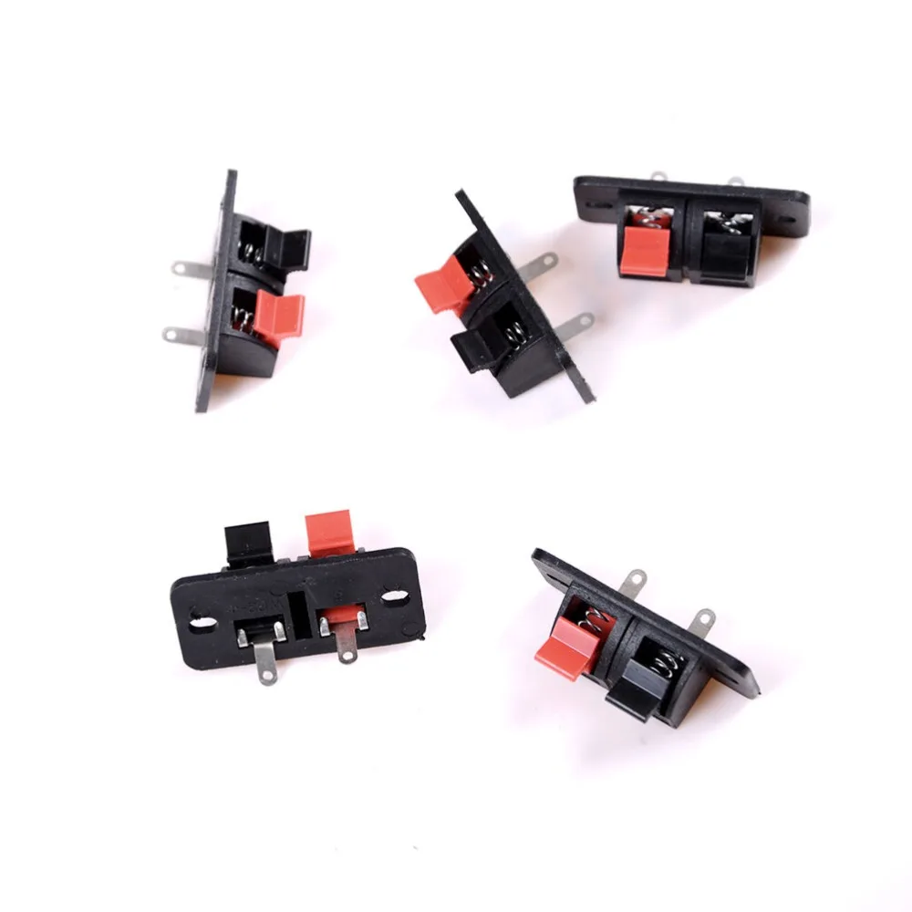 4PCS 2PIN IMC Hot Single Row 2Position Push In Jack Spring Load Audio Speaker Terminals Panel Connector KW
4PCS 2PIN IMC Hot Single Row 2Position Push In Jack Spring Load Audio Speaker Terminals Panel Connector KW