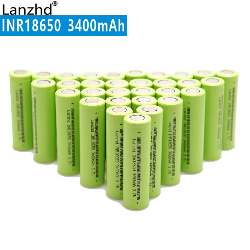 40PCS 100% New Original INR18650 3.7 v 3400 mah 30A 18650 Lithium Rechargeable Battery For Flashlight/Laptop batteries
40PCS 100% New Original INR18650 3.7 v 3400 mah 30A 18650 Lithium Rechargeable Battery For Flashlight/Laptop batteries