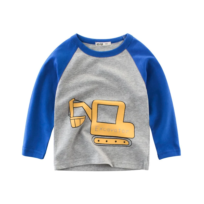High quality boy girl T shirt spring fashion Long sleeve Dinosaur Cotton car Tops & Tees toddler kids clothes Wholesale retail
High quality boy girl T shirt spring fashion Long sleeve Dinosaur Cotton car Tops & Tees toddler kids clothes Wholesale retail
