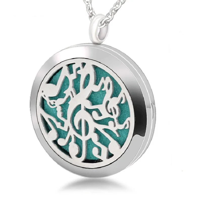 Magnetic Stainless Steel Aromatherapy Necklace Jewelry Music Symbol Perfume Locket Pendant Essential Oil Diffuser Locket
Magnetic Stainless Steel Aromatherapy Necklace Jewelry Music Symbol Perfume Locket Pendant Essential Oil Diffuser Locket