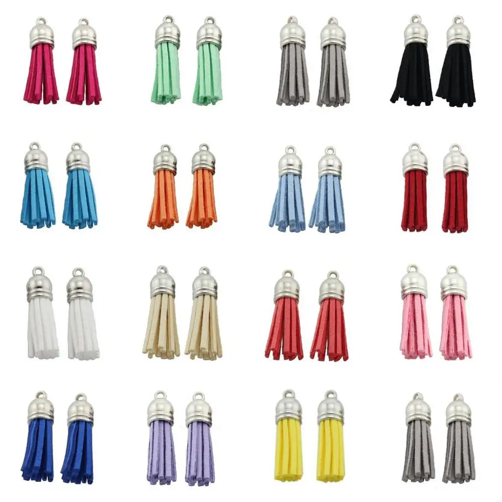 10pcs / Lot Suede Leather Tassel For Keychain Cellphone Straps Craft Jewelry DIY Pendant Charms Findings L01
10pcs / Lot Suede Leather Tassel For Keychain Cellphone Straps Craft Jewelry DIY Pendant Charms Findings L01