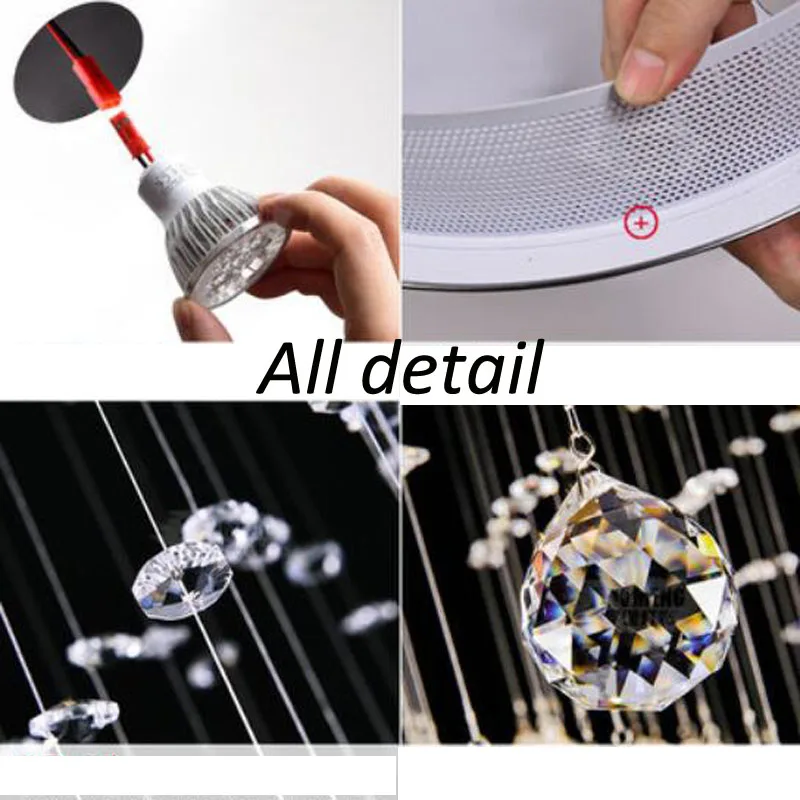 K9 Crystal Long Chandelier Suspension Wave Living Room Crystal Pendant Lamp Modern LED GU10 Spiral Stair Villa Droplight
K9 Crystal Long Chandelier Suspension Wave Living Room Crystal Pendant Lamp Modern LED GU10 Spiral Stair Villa Droplight
