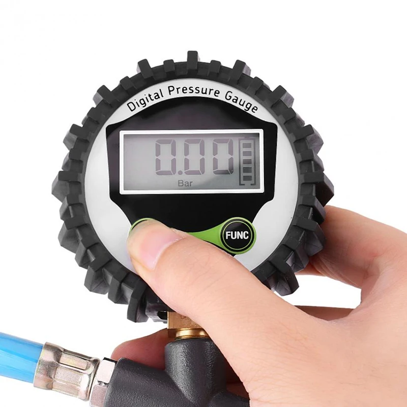 0-220psi 0-16bar Digital Tyre Pressure Gauge Tyre Tire Air Pressure Inflator Gauge Meter Tester Manometer
0-220psi 0-16bar Digital Tyre Pressure Gauge Tyre Tire Air Pressure Inflator Gauge Meter Tester Manometer