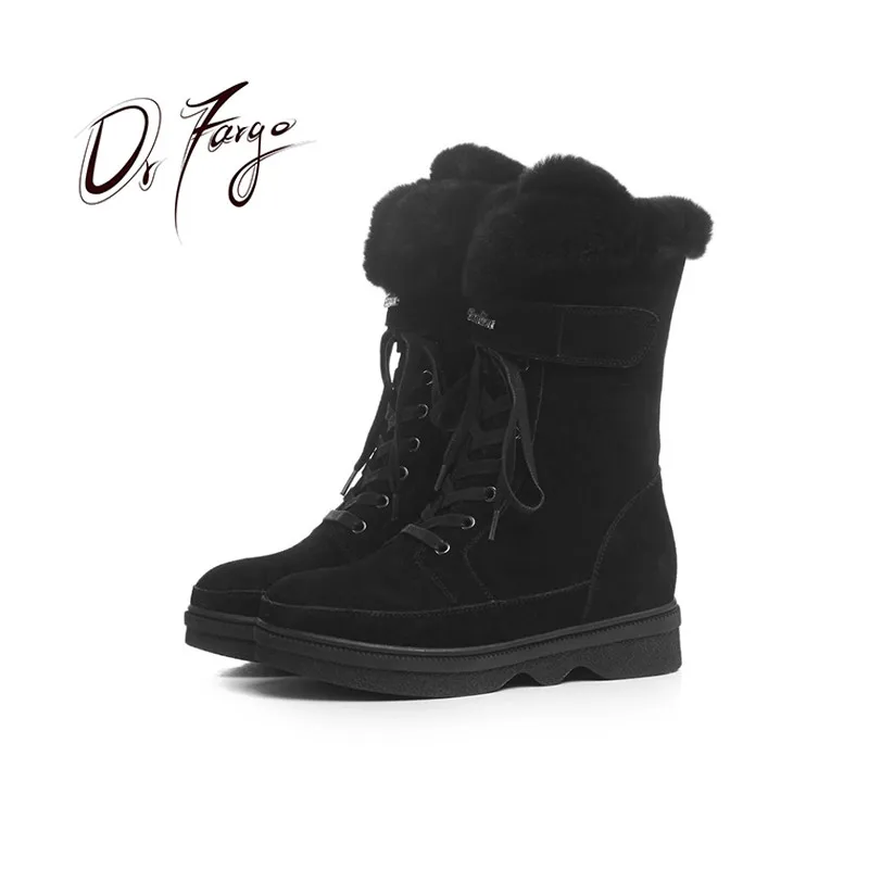DRFARGO 2019 Fashion Ankle Boots Shoes Women Suede Lace up Genuine Leather Warm Real Fur top Snow Boots zipper size 34-40 E131
DRFARGO 2019 Fashion Ankle Boots Shoes Women Suede Lace up Genuine Leather Warm Real Fur top Snow Boots zipper size 34-40 E131