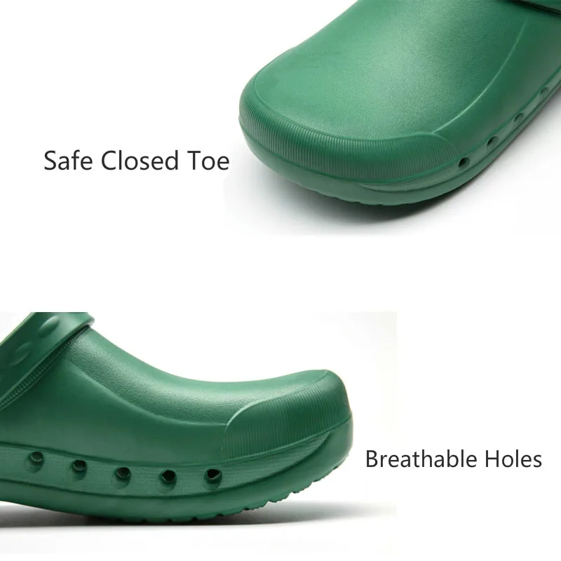 Unisex Doctor Shoes Nurse Clogs Operation Surgery Clogs Slippers Work Sandals Women Cook Chef Shoes Green Pink Plus Size 35-46
Unisex Doctor Shoes Nurse Clogs Operation Surgery Clogs Slippers Work Sandals Women Cook Chef Shoes Green Pink Plus Size 35-46