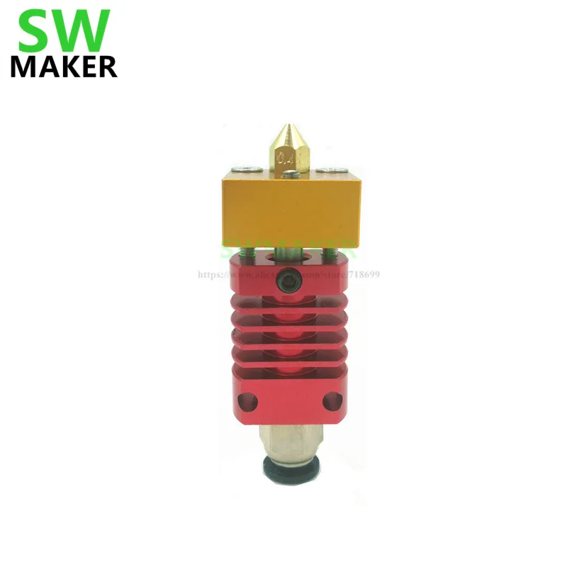 CR-10 hot end kit Assembled Extruder HotEnd kit 1.75mm 0.4mm for Creality cr-10 cr-10s 3D printer high quality
CR-10 hot end kit Assembled Extruder HotEnd kit 1.75mm 0.4mm for Creality cr-10 cr-10s 3D printer high quality