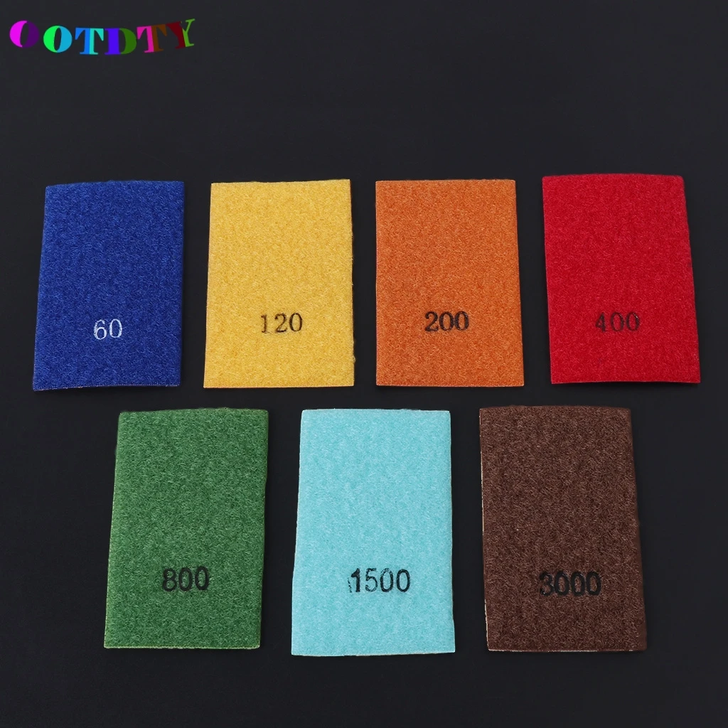OOTDTY Electroplated Diamond Hand Polishing Pad Strip 60-3000 Grit Hook and Loop Backed
OOTDTY Electroplated Diamond Hand Polishing Pad Strip 60-3000 Grit Hook and Loop Backed