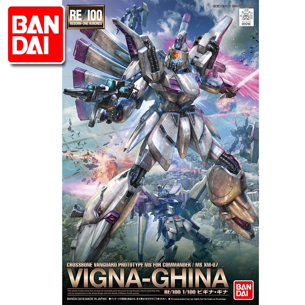 Japaness Bandai Original RE 1/100 Gundam F91 VIGNA-GHINA II мобильный костюм детские игрушки
Japaness Bandai Original RE 1/100 Gundam F91 VIGNA-GHINA II мобильный костюм детские игрушки