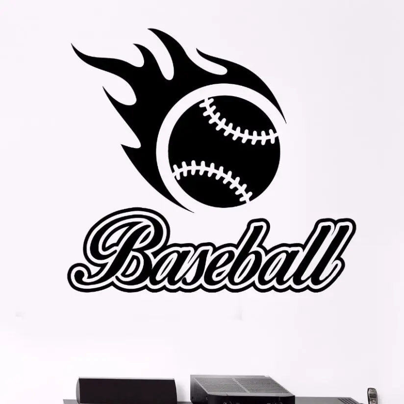 Baseball Sports Wall Stickers Removable Baseball Sports Vinyl Wall Art Mural New Design Baseball Logo Wall Poster Decor AY309
Baseball Sports Wall Stickers Removable Baseball Sports Vinyl Wall Art Mural New Design Baseball Logo Wall Poster Decor AY309