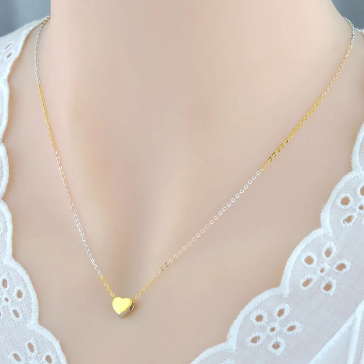 High quality 925 sterling silver necklace female cute colorful gold yellow heart-shaped pendant with chain girls best gift
High quality 925 sterling silver necklace female cute colorful gold yellow heart-shaped pendant with chain girls best gift