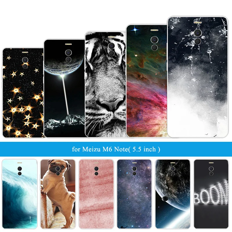 Для Meizu M6 Note/Blue Charm Note 6 Note6 Мягкий ТПУ силиконовый чехол для телефона 5 дюймов