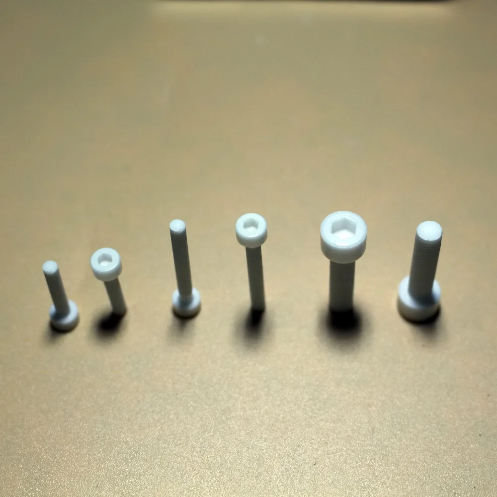 Zirconia ceramic screw / antioxidant, high temperature resistant, acid base, high strength screw /M6*10
Zirconia ceramic screw / antioxidant, high temperature resistant, acid base, high strength screw /M6*10