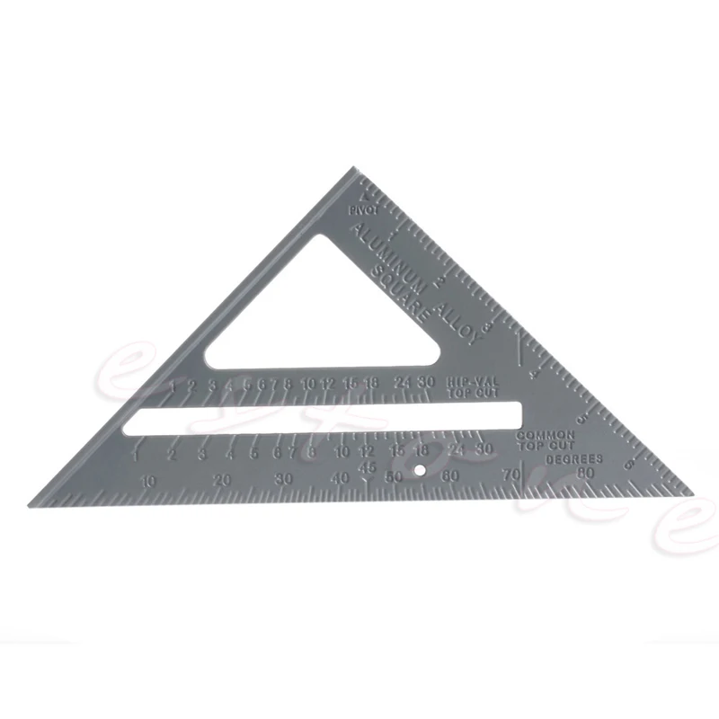 Aluminum Alloy Speed Square Protractor Miter Framing Measurement Measuring Tool L15
Aluminum Alloy Speed Square Protractor Miter Framing Measurement Measuring Tool L15