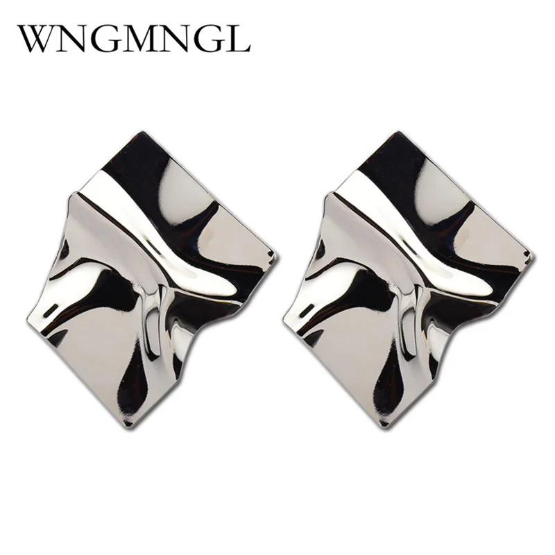 WNGMNGL 2018 Punk Fashion Statement Earrings Metal Geometric Earrings For Women Girls Big Stud Earrings Gift Party Jewellery
WNGMNGL 2018 Punk Fashion Statement Earrings Metal Geometric Earrings For Women Girls Big Stud Earrings Gift Party Jewellery