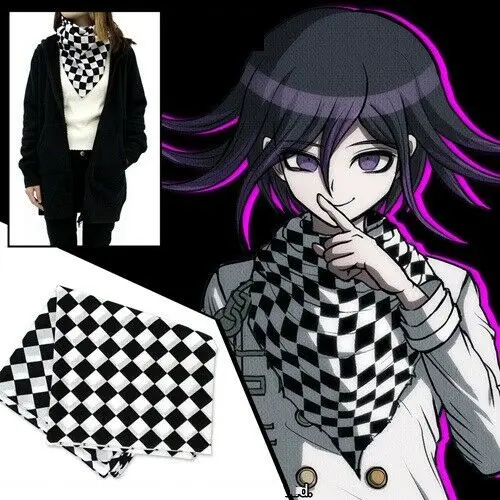 Аниме Danganronpa V3 Ouma Kokichi квадратный шарф накидка костюм для косплея редкие подарки