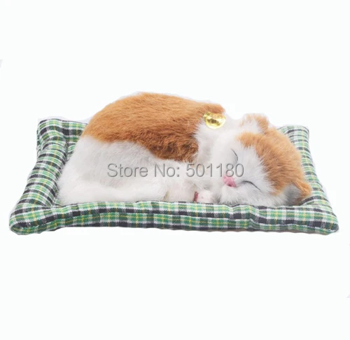 free shipping handmade sleeping animal cat toy with miaow for gift and decoration
free shipping handmade sleeping animal cat toy with miaow for gift and decoration