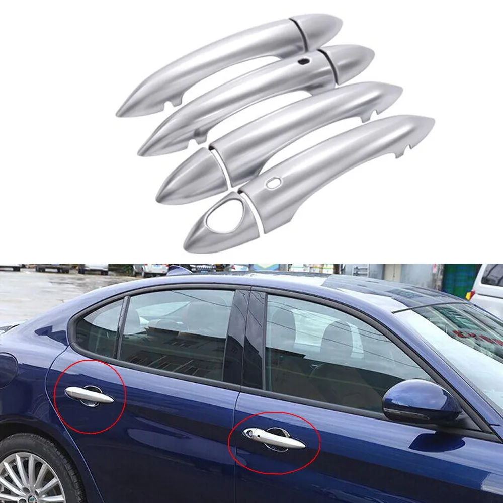 ABS Side Door Handle Cover Trim for Alfa Romeo Giulia Handle Trim TI Base Sedan 2015-2017 Fit LHD Only Car Styling
ABS Side Door Handle Cover Trim for Alfa Romeo Giulia Handle Trim TI Base Sedan 2015-2017 Fit LHD Only Car Styling