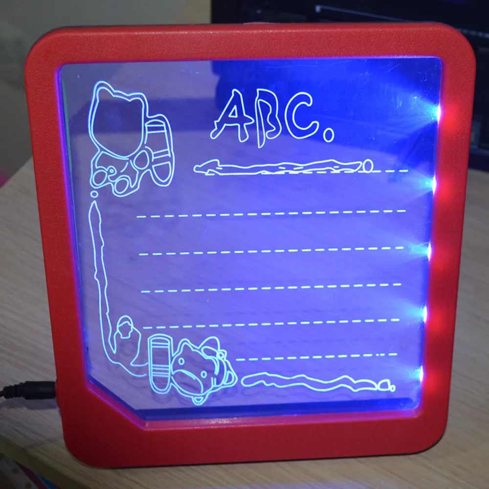 Anti-stress Drawing Toy Boy Girl Adult Gift Acrylic LED Writing Board Light Up Draw With For Children Special Puzzle | Игрушки и хобби