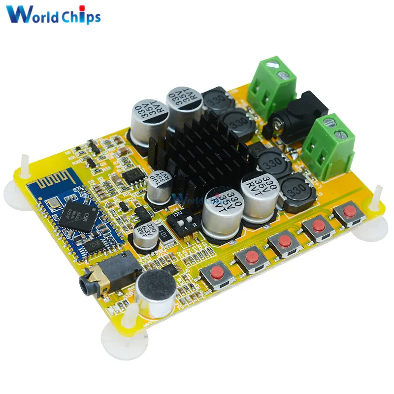 TDA7492 2x50 вт беспроводной Bluetooth 4 0 стерео усилитель платы модуля двухканальный с